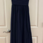 Fame and Partners  Navy Blue Maxi Dress Photo 0