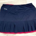 Bolle Pleated Tennis Skort – Size M – Navy with Hot Pink Shorts – 13” Length Blue Size M Photo 0