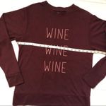 City Streets  Womens Maroon Graphic Sweatshirt Sz M Photo 8