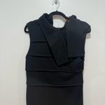 Tory Burch  Milano Duncan Black wool tie neck  Dress  Size medium  Photo 3