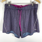 Nike  dri-fit Purple drawstring shorts Women’s Size Medium Athletic Running‎ Photo 0