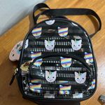 Betsey Johnson  Cat Unicorn Pink Striped Backpack Photo 5