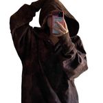 Boys Lie It’s A Wonderful Day To Dump Him Hoodie in Brown Tie Dye Photo 1