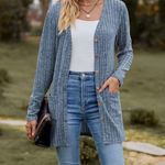 Sweater Cardigan Shacket Button Down Size Xl Multi Photo 0