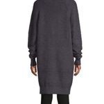 Free People NWT Dark Gray V-Neck Sunday Scoop Neck Charcoal Sweater Size Small Photo 1