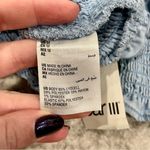 Bar III NWT Blue Smocked Crop Top Photo 7