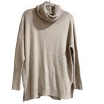 French Connection 🤍  Ribbed Cowlneck Sweater – Light Oatmeal, Size Medium Photo 9