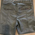 Christian Audigier NWT  Gray/silver faux leather skin tight pants. Sz S Photo 4