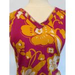 Maeve  by Anthropologie Pink Floral Top Size Small Photo 4