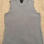 Lord and Taylor Sweater Womens XL Blue Cashmere Round Neck Sleeveless Knit Photo 0