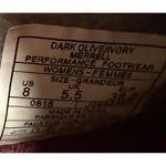 Merrell Shoes Womens Size 8 Dark Olive Ivory Faux Fur Lined Hiking Winter Boots Photo 6