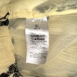 Ganni NWT Georgette Floral Pleated Yellow Chiffon Midi Skirt 42 US 10/12 Photo 5