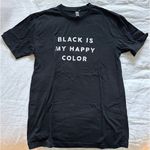 VICI  Black is my Happy Color Graphic Tee Photo 8