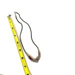 Vintage purple floral ceramic beaded Choker Necklace Photo 5