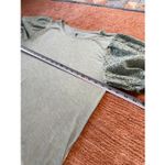 cupio Light Blue Puff Sleeve Top Size L Eyelet Cotton Sleeves Photo 5