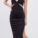 CALIstyle Slice Of Life Midi Dress In Black Photo 0