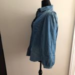 American Eagle Women's Denim Long Sleeve Button Photo 6