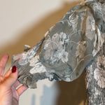 Baltic Born  Floral Midi Dress in Gray green and White Photo 2