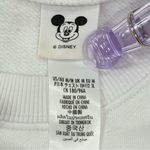 Disney  Mickey Mouse Classic Sweatshirt Disneyland Crew Neck White Medium Retro Photo 5