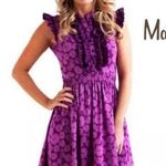 Matilda Jane  Ruffle Dress Medium Purple Wonderful Parade Magnolia Dress Purple Photo 2