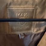 Max Studio 2X Tan Vegan (pleather) Leather Jacket Photo 1