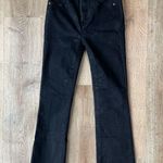 Pistola  Women’s Black Skinny Jeans sz 24 Raw Hem Cropped Distressed Denim Pants Photo 0