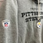 Nike NFL Equipment Training Pittsburgh Steelers Embroidered Hoodie Large Gray Photo 2