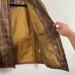 Lands' End  Women's Green & Purple Plaid Insulated Jacket Size S (6-8) Photo 8