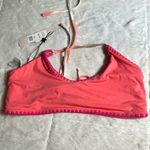 BCBGeneration BCBG Swim Top Women's Coral Tie Dye Reversible Tie Bralette XL NEW Photo 1