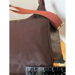 Longchamp  Le Pliage FLAW Nylon Adjustable Strap Messenger Bag Chocolate Brown Photo 10
