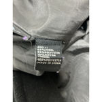 Jones New York Womans Jones NY Button Up Long Overcoat 14 W Black Wool Blend Photo 3