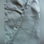 ZARA Elastic Waist Pull on Raw Frayed Hem Jogger Pants Green Large Photo 9