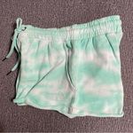 Ivory Ella  Mint Cloud Tie Dye Printed Shorts Photo 1