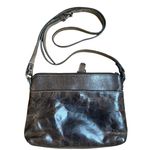 Patricia Nash Riveted Brown Crossbody Textured Leather Purse Photo 1