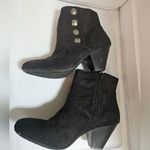 Covington Susan Black Bootie Silver Decals 2.5 Heel Womens Sz 10 *Missing Decal Photo 5