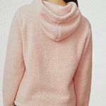 FILA Josephine Pink Sherpa Logo Hoodie Cropped Jacket, size M Photo 1