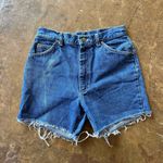 Lee Vintage 90s Medium Wash Distressed High Rise Cutoff Jean Denim Shorts 28 Photo 0
