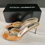 Dolce & Gabbana Slide Heels Camoscio Ayers Stagnola Sz 41 (11) Photo 1