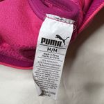 Puma Performance Sports Bra Pink Purple Keyhole Back w Removable Pads Sz Medium Photo 3