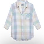 Rails  Charli Pastel Buffalo Linen Blend Button Down Size S Photo 1