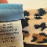 Brown and Black‎ Boxy 3/4 Sleeve Notched Collar sleep shirt Size L Photo 4