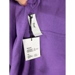 TNA Aritzia Terry Fleece Boyfriend Purple Hoodie Sweatshirt Large NEW with Tags Photo 1