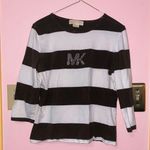Michael Kors Rhinestone Logo T-shirt Photo 0