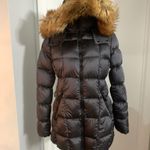 Andrew Marc Marc New York  Black with Faux Fur Puffer Coat Photo 6