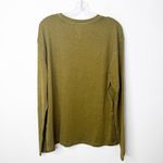 Girlfriend Collective NWT | Marled Green Long Sleeve Soft Tee Top Sz. Large Photo 2