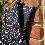 Gap Fit & Flare Sundress - Blue with Red/White Polka Dots - Size 6 Photo 2