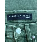 Veronica Beard Carly Kick Flare High Rise Jeans Olive Stone Stretch Size 23 Photo 6