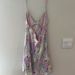 ZARA  Tie Dye Cutout Satin Mini Dress Sz M Photo 11