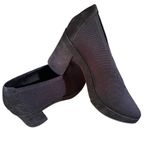 Eileen Fisher  Black Gabby Slip-on Knit Bootie Shoe Size 8 Photo 1