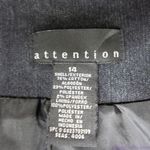 Attention NWOT women's black jean jacket with epaulette, size 14 Photo 8